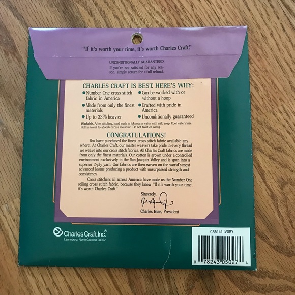 NWT Set of 2 Counted Cross Stitch (11 & 14 Count) - Picture 12 of 12